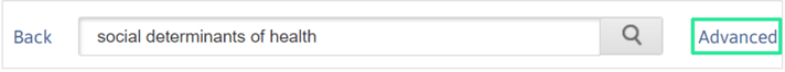 Azara Advanced Search Box