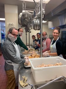 Azara team volunteering at Community Servings