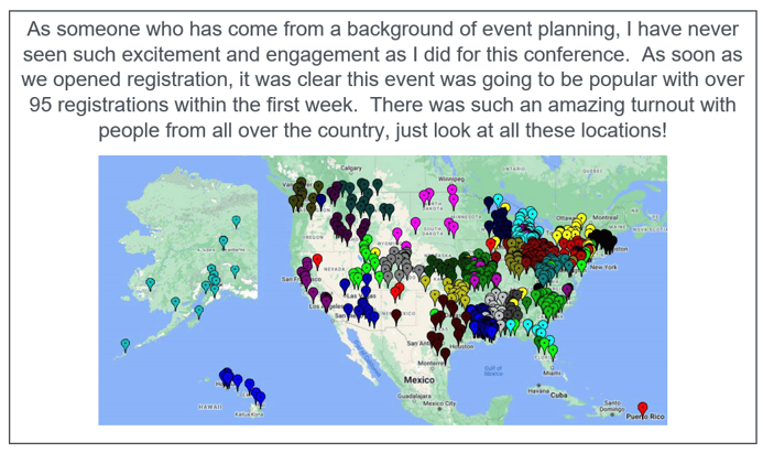 Attendee map