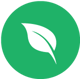 leaf in circle